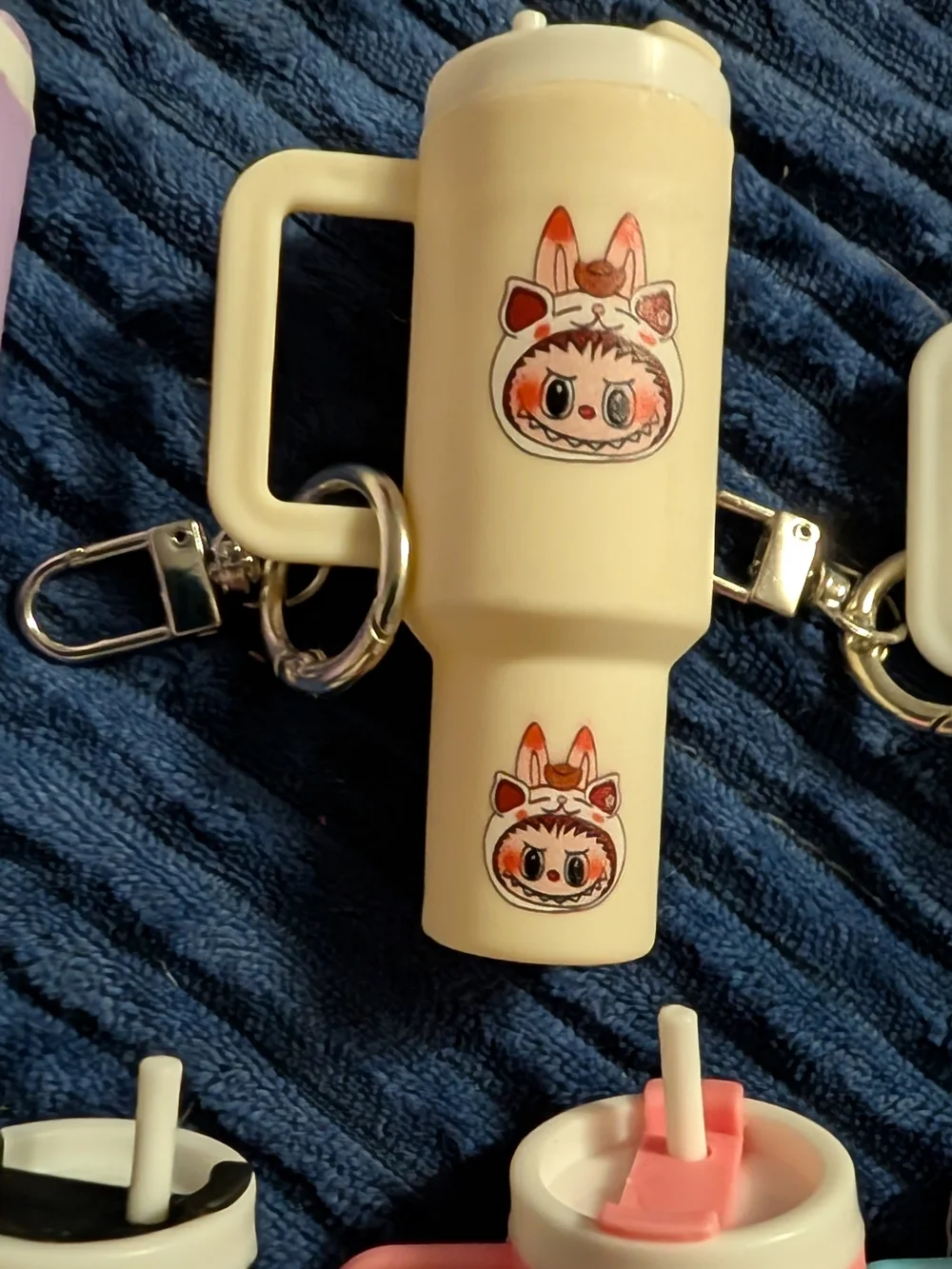 🦋 You Pick 1 Labubu Tumbler Keychain